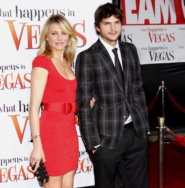 Ashton Kutcher, Cameron Diaz — Zdjęcie stockowe