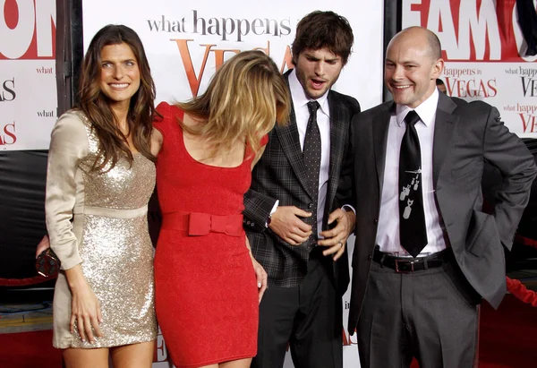 Rob Corddry, Ashton Kutcher, Cameron Diaz, Lake Bell — Stockfoto