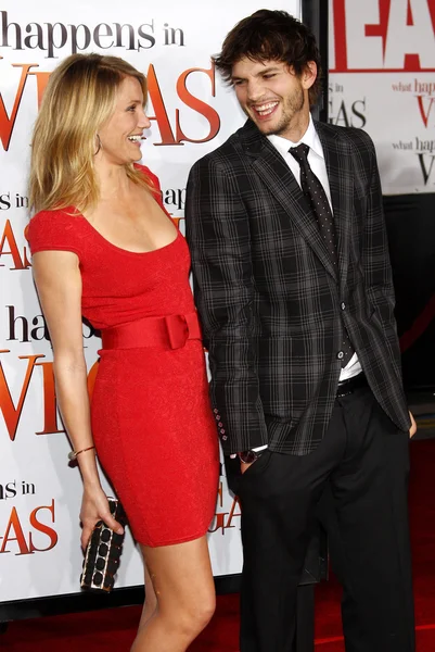 Ashton Kutcher, Cameron Diaz — Stock Photo, Image