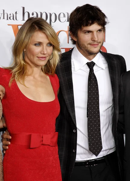 Ashton Kutcher, Cameron Diaz — Stockfoto