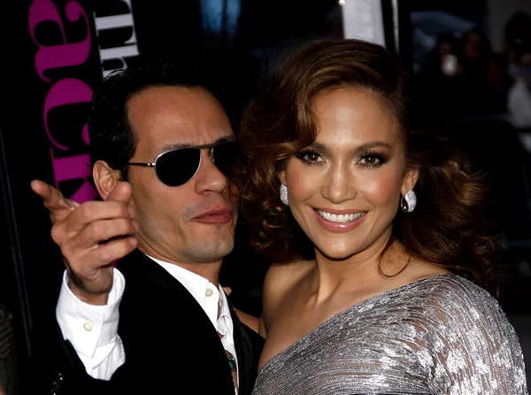 Marc Anthony and Jennifer Lopez — Stock Photo, Image