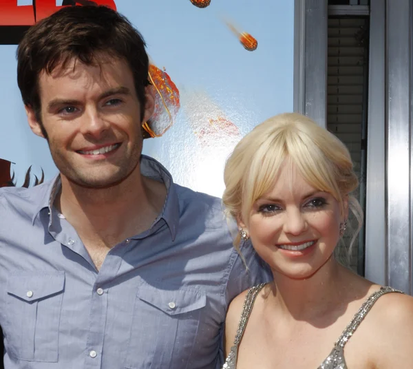 Bill hader, anna faris — Stockfoto