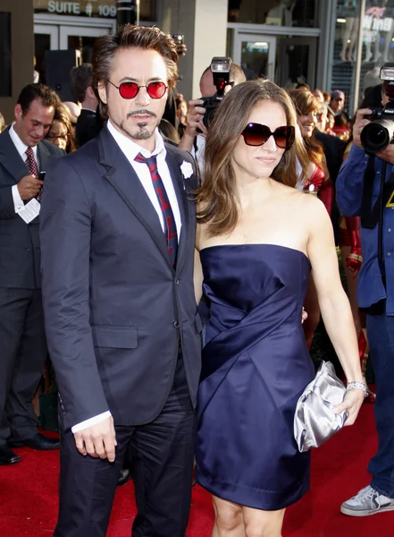 Susan Downey, Robert Downey Jr — Stock Fotó