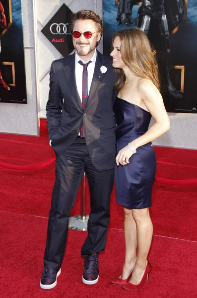 Susan Downey, Robert Downey Jr. — Fotografia de Stock