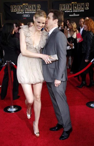 Sam Rockwell, Leslie Bibb — Stock fotografie