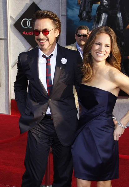 Susan Downey, Robert Downey Jr — Stock fotografie