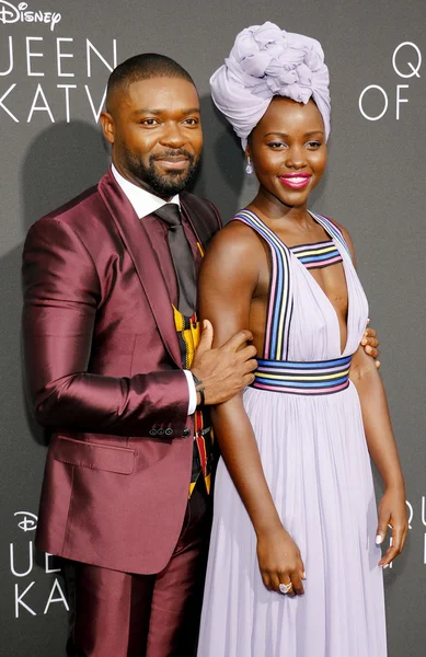 David Oyelowo, Lupita Nyongo — Foto de Stock