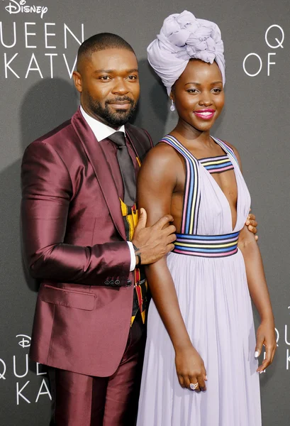 David Oyelowo, Lupita Nyongo — Foto de Stock