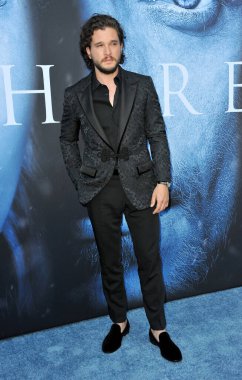 Kit Harington, HBO 'nun Game of Thrones' un 7. sezon galasında 12 Temmuz 2017 'de Los Angeles, ABD' deki Walt Disney konser salonunda düzenlendi..