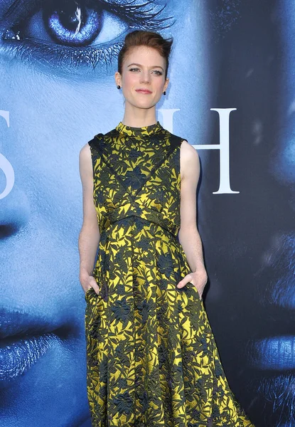 Rose Leslie Hbo Game Thrones Season Premiere Held Walt Disney — Stock Photo, Image