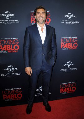Javier Bardem, 16 Eylül 2018 'de ABD' nin Batı Hollywood kentindeki Londra Oteli 'nde düzenlenen' Pablo 'yu Sevmek' özel gösteriminde.