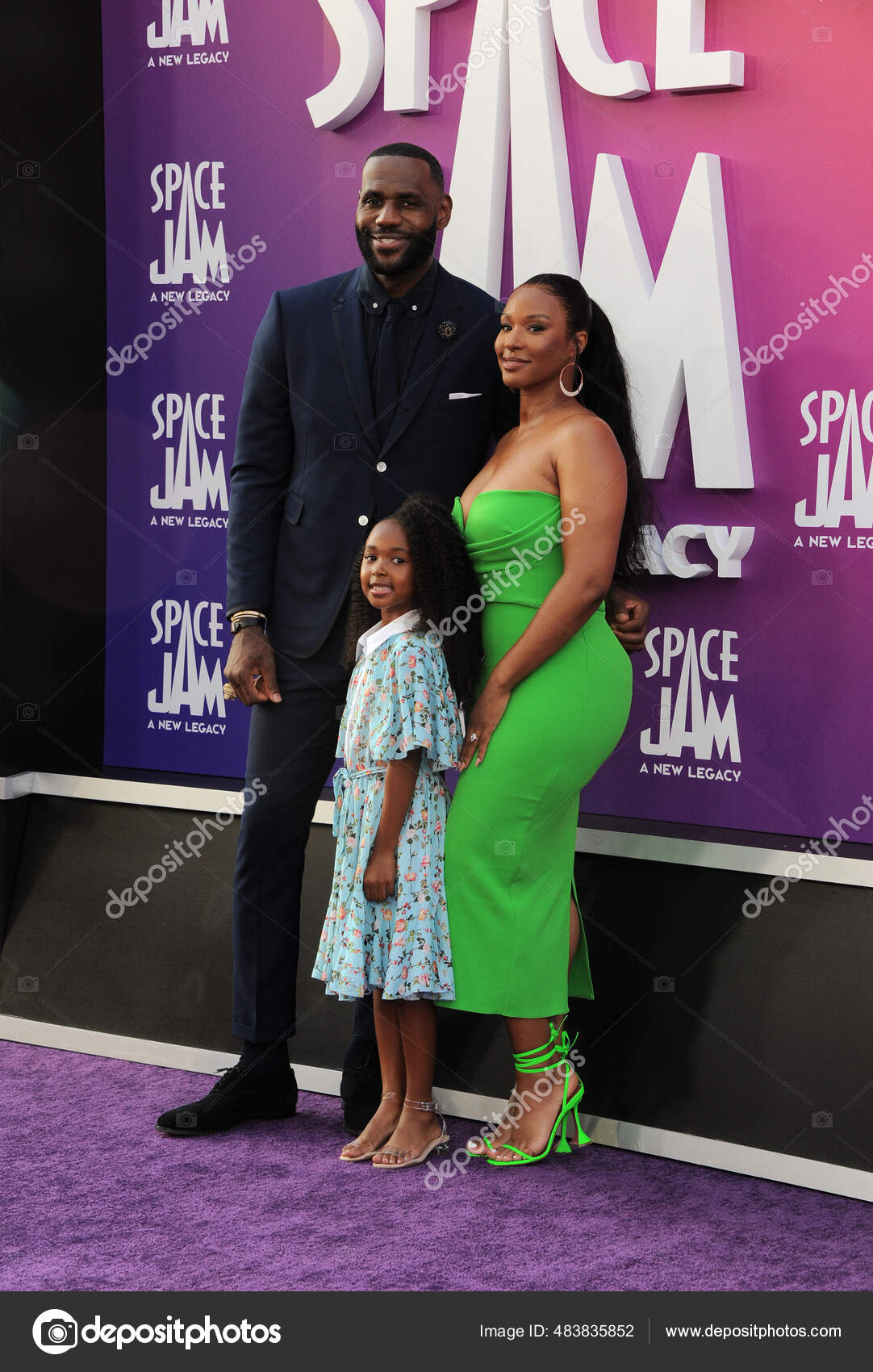 Lebron James Zhuri Nova James Savannah Brinson Los Angeles