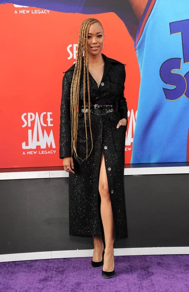 Sonequa Martin Green Los Angeles Premiere Space Jam New Legacy — ストック写真