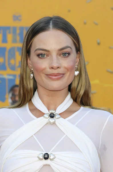 Attrice Margot Robbie Alla Prima Los Angeles Suicide Squad Tenutasi — Foto Stock