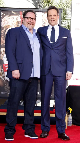 Vince Vaughn and Jon Favreau — Stock Photo, Image