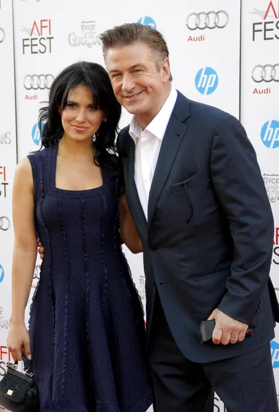 Alec baldwin und hilaria thomas — Stockfoto