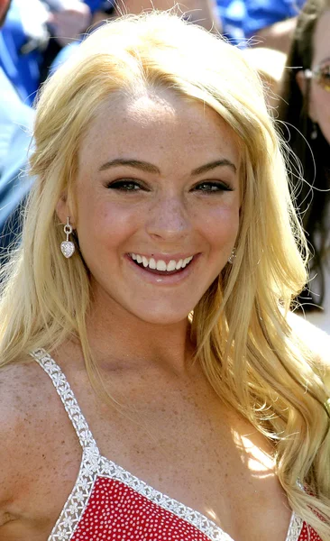 La actriz Lindsay Lohan — Foto de Stock