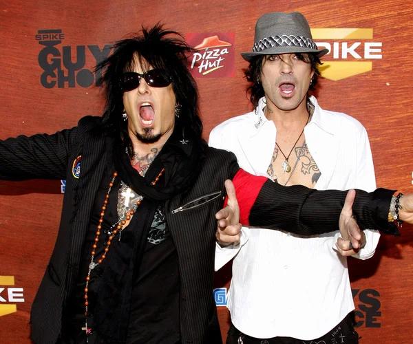 Nikki Sixx and Tommy Lee — Stock Photo, Image