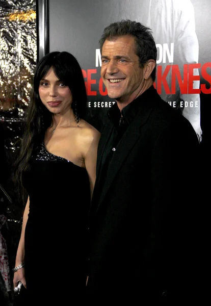Mel Gibson e Oksana Grigorieva — Fotografia de Stock