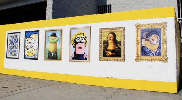 Minions movie promotional posters — Stock Photo, Image