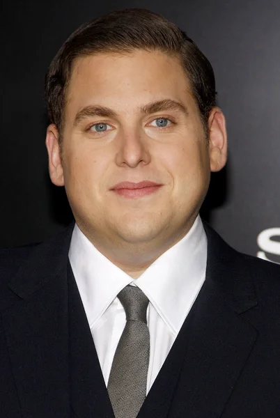 Ator Jonah Hill Estréia Los Angeles Jump Street Realizada Grauman — Fotografia de Stock