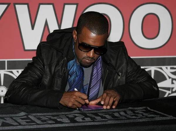 Rapper Kanye West — Stock Photo, Image