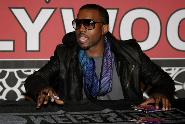 Zpěvák Kanye West — Stock fotografie