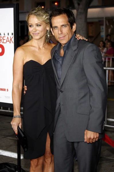 Ben stiller a christine taylor — Stock fotografie