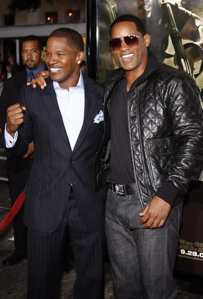 Jamie Foxx și Will Smith — Fotografie, imagine de stoc