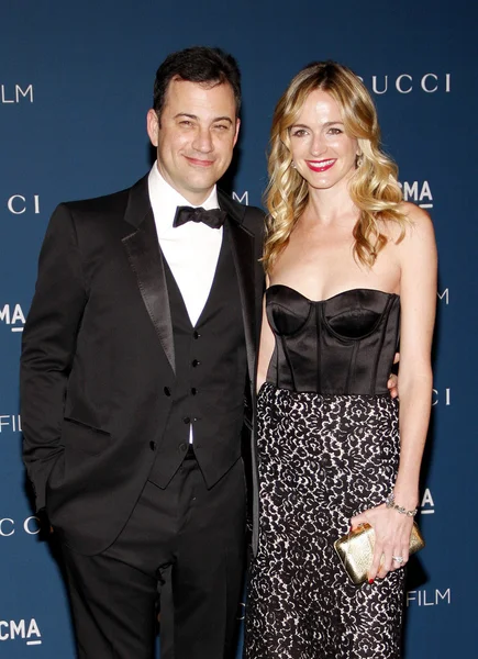 Molly McNearney y Jimmy Kimmel — Foto de Stock