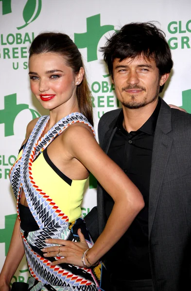 Orlando Bloom and Miranda Kerr — Stock Photo, Image