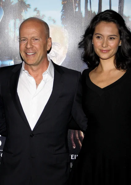 Bruce Willis y Emma Heming —  Fotos de Stock