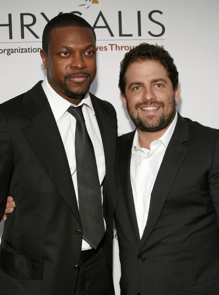 Chris Tucker și Brett Ratner — Fotografie, imagine de stoc