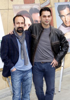 Asghar Farhadi and Peyman Moaadi