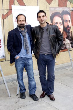 Asghar Farhadi and Peyman Moaadi