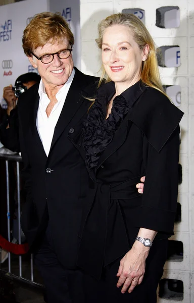 Robert Redford and Meryl Streep — Stok fotoğraf