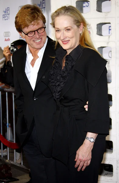 Robert Redford y Meryl Streep — Foto de Stock