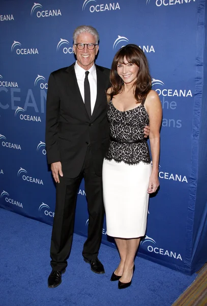 Ted danson och mary steenburgen — Stockfoto