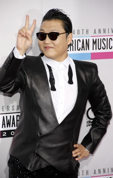 PSY ved Anniversary American Music Awards - Stock-foto