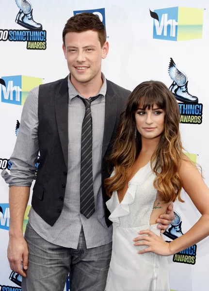 Lea Michele och Cory Monteith — Stockfoto