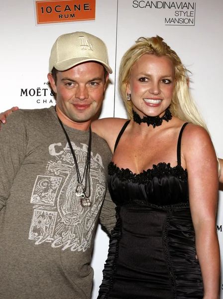 Claus Hjelmbak and Britney Spears — Zdjęcie stockowe