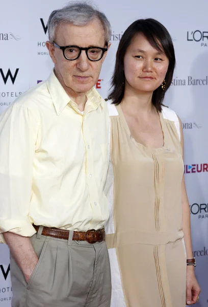 Soon-Yi Previn y Woody Allen — Foto de Stock