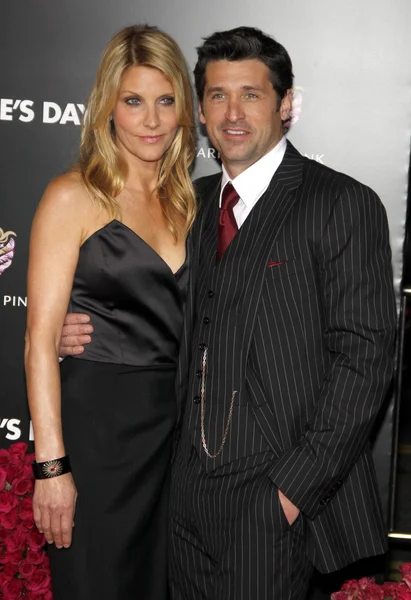 Jillian Dempsey y Patrick Dempsey — Foto de Stock