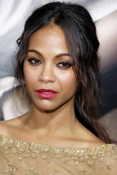 Zoe Saldana no Los Angeles — Fotografia de Stock