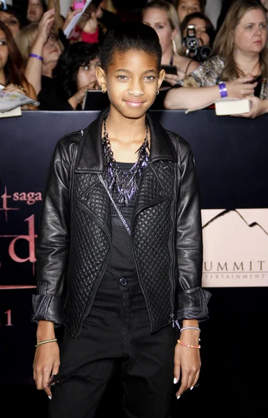 Actress Willow Smith — Stock Photo, Image