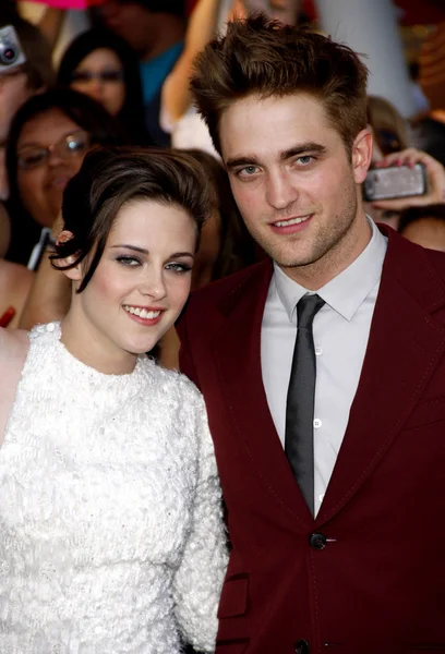 Kristen Stewart y Robert Pattinson — Foto de Stock