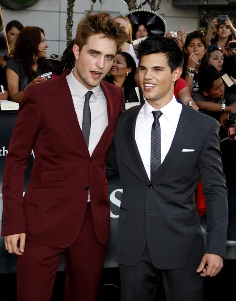 Taylor Lautner e Robert Pattinson — Fotografia de Stock