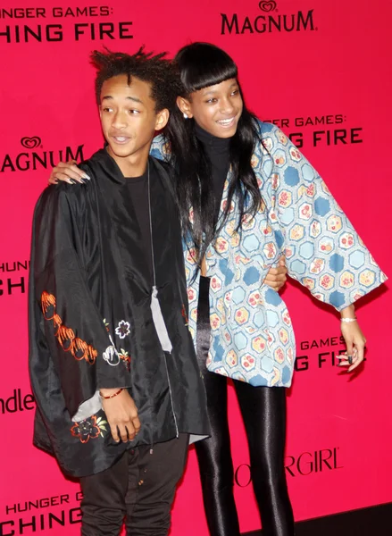 Jaden Smith e Willow Smith — Fotografia de Stock