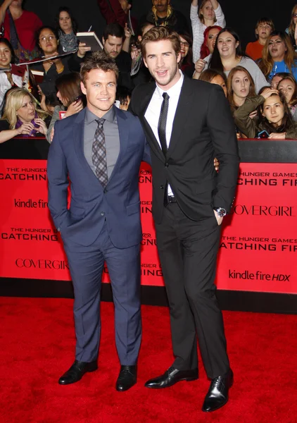 Luke Hemsworth and Liam Hemsworth — 스톡 사진