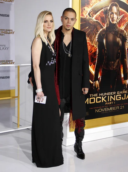 Ashlee Simpson e Evan Ross — Fotografia de Stock